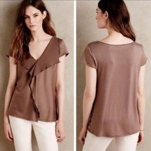 Anthropologie Meadow Rue Cascade Blouse